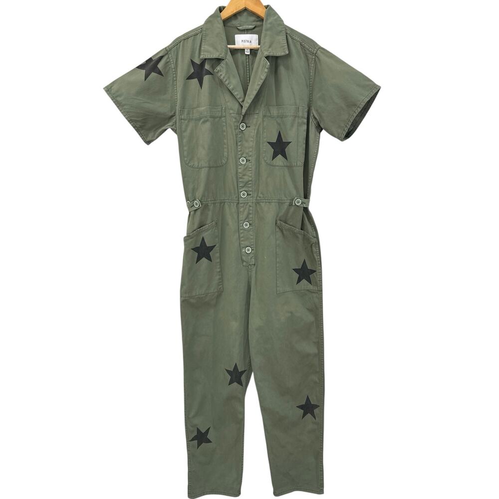 Pistola Grover Field Suit Jumpsuit Royal Honor Star Print XL Utility Boiler Suit - Picture 3 of 12